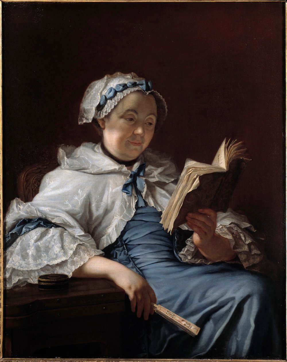 Portrét Madame Nonotte Obraz od Donata Nonotte (1708-1785) 1758 Besancon. Muzeum výtvarných umění od Donat Nonotte
