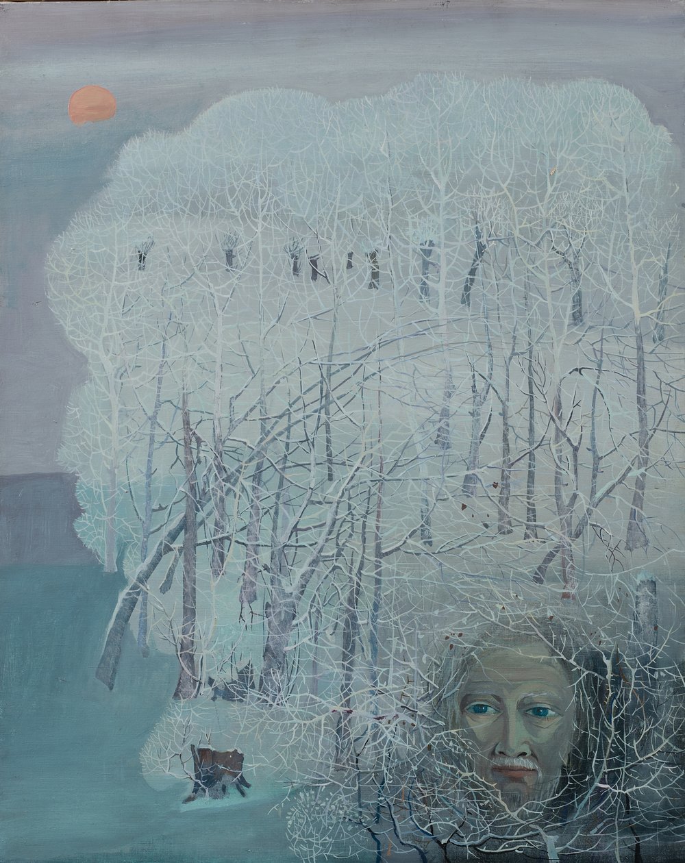Pan Galaverna (Rime Ice), Můj otec, kolem roku 1968 (olej na plátně) od Donatella Merlo