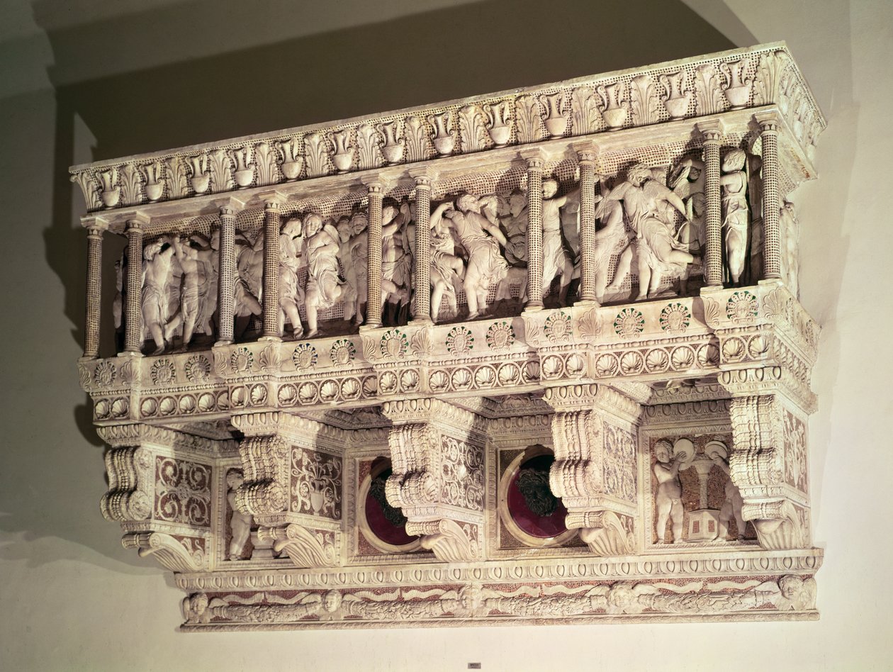 Cantoria, 1433-39 (mramor) (viz také 340290 a 136093) od Donatello