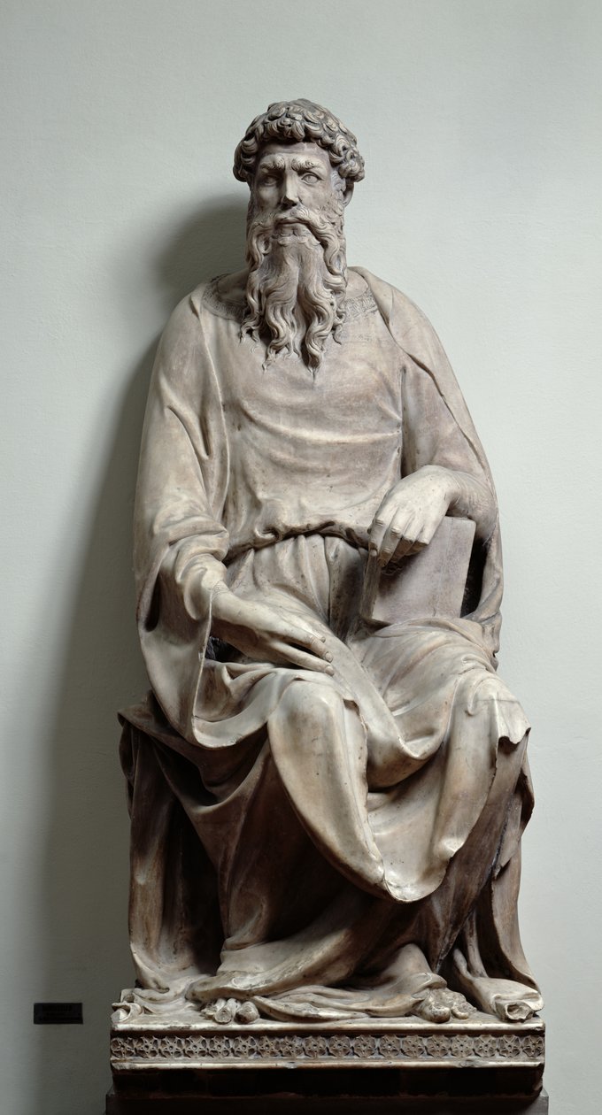 Svatý Jan Evangelista (mramor) od Donatello