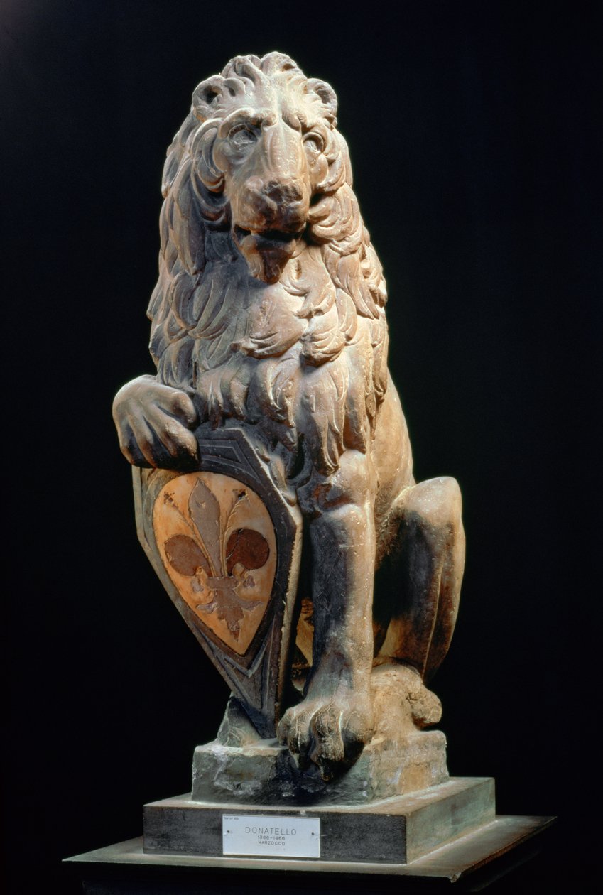 Heraldický lev, 1420 (mramor) od Donatello