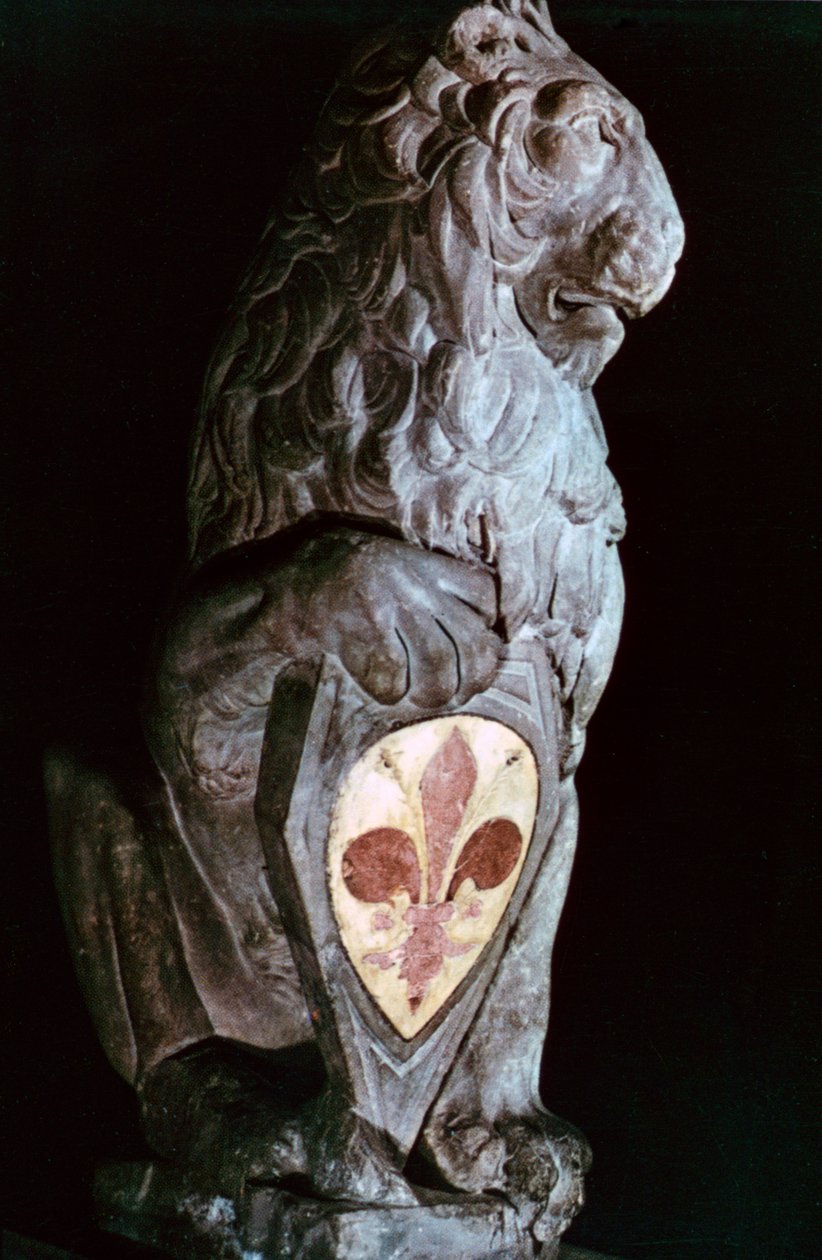Heraldický lev, 1420 od Donatello