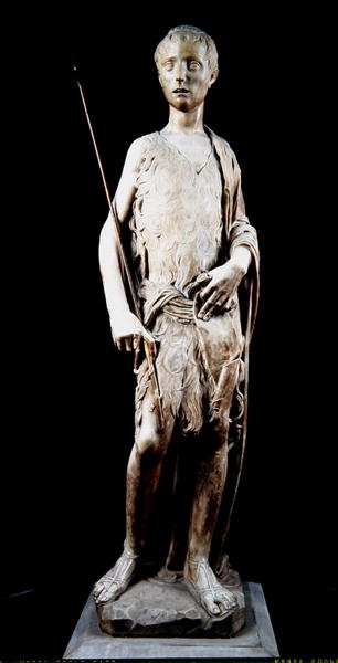 sv. Jana Křtitele (mramor) od Donatello