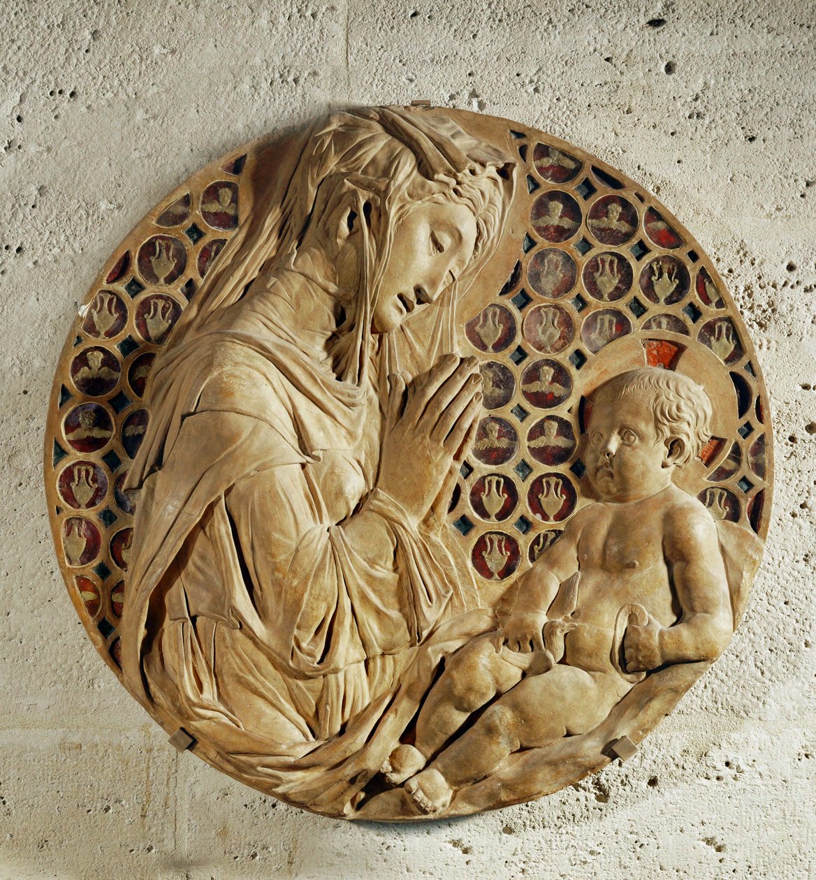 Panna Maria adorující dítě, "Madonna Todi" ... od Donatello
