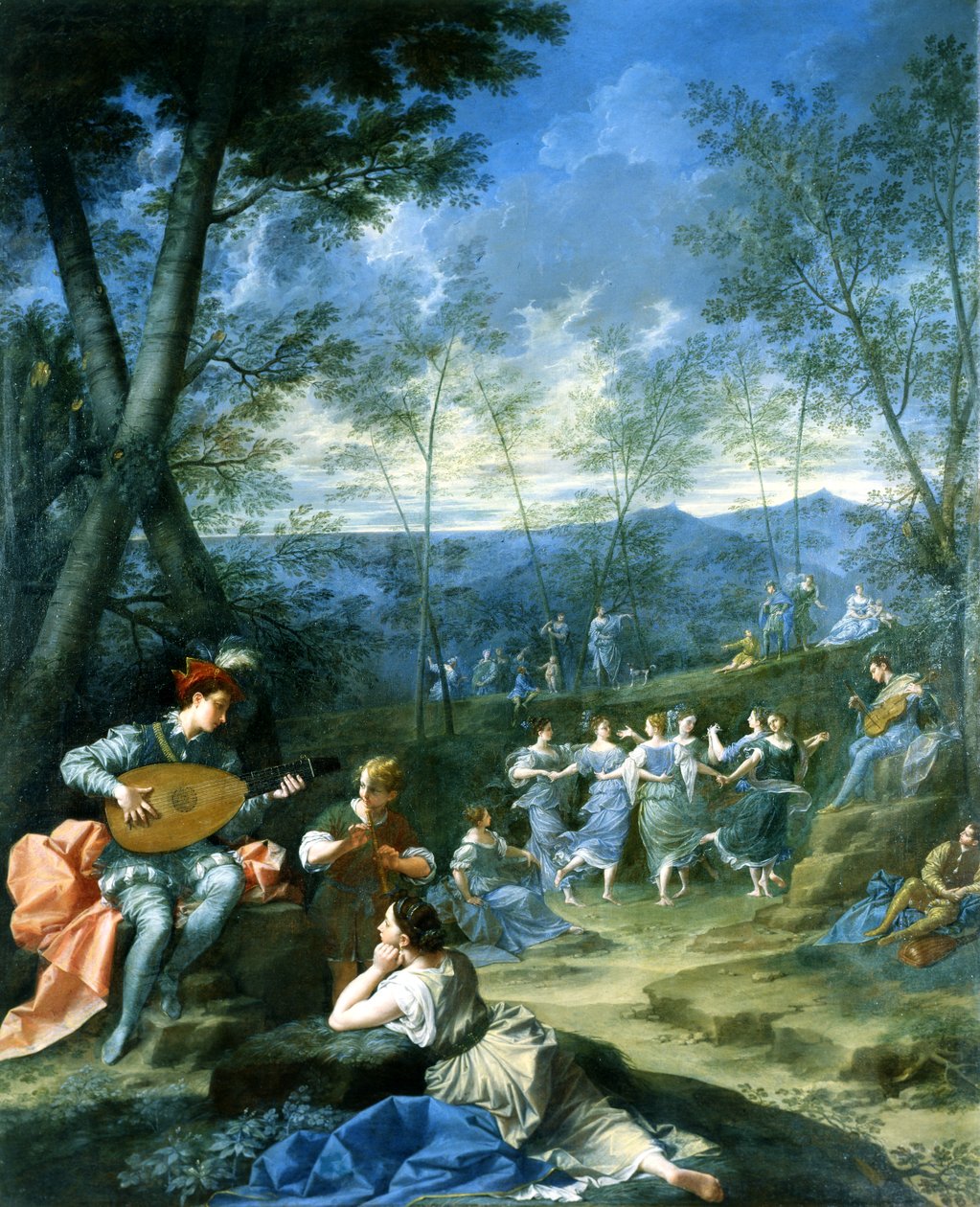 Tanec nymf, cca 1725 (olej na plátně) od Donato Creti