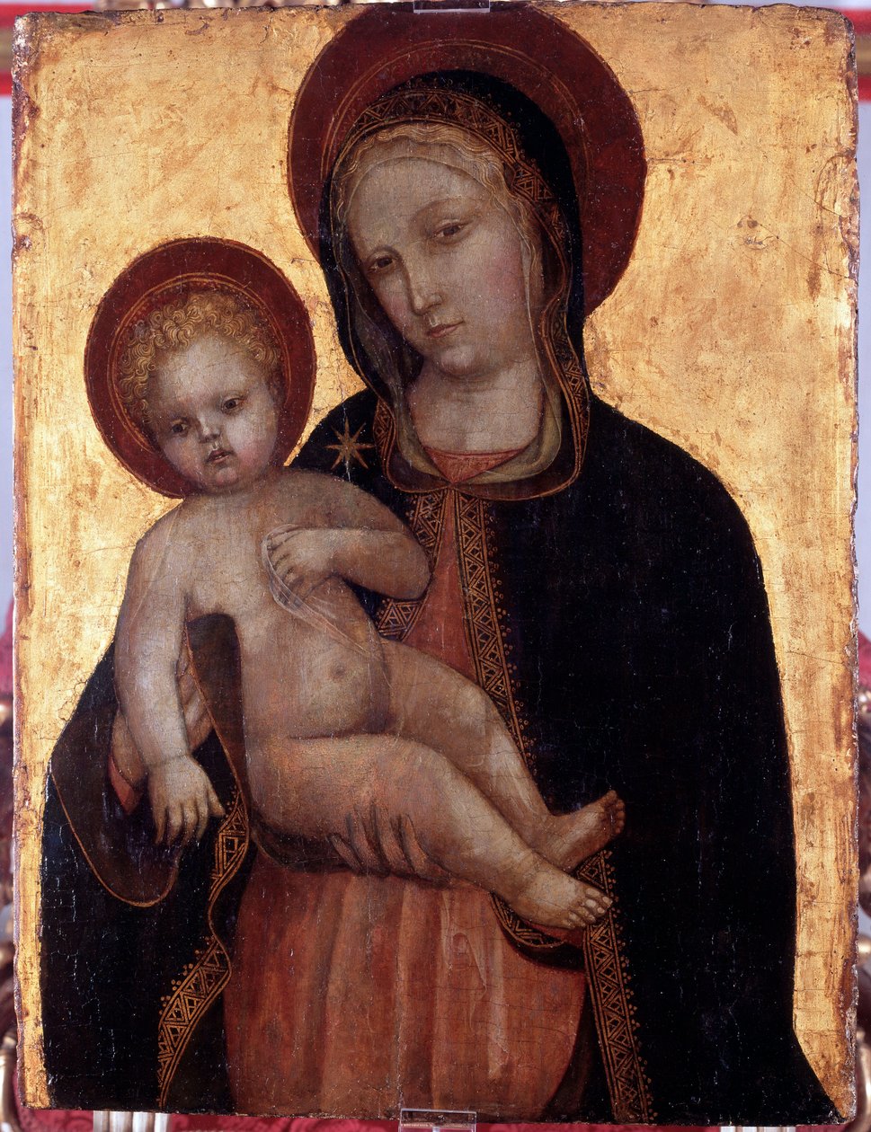 Panna s dítětem (malba, kolem 1426-1450) od Donato de Bardi