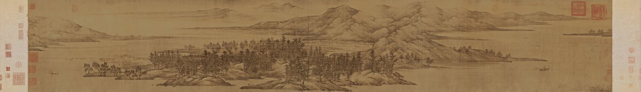 Jiangnan Summer View, 10. století. od Dong Yuán