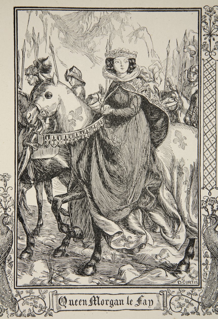 Queen Morgan le Fay, ilustrace z 