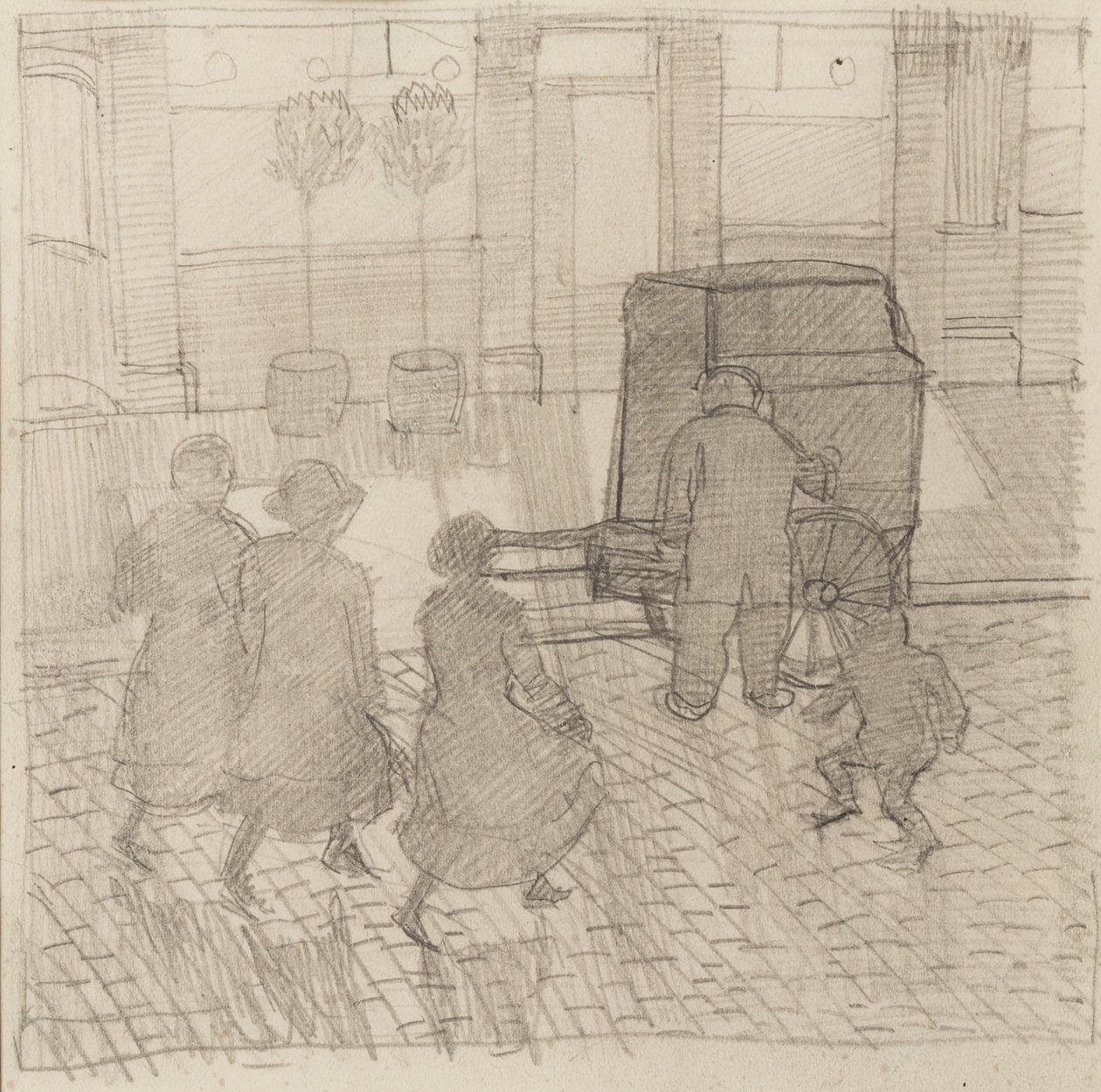 Mlýnek na varhany, kolem roku 1914 od Dora Carrington