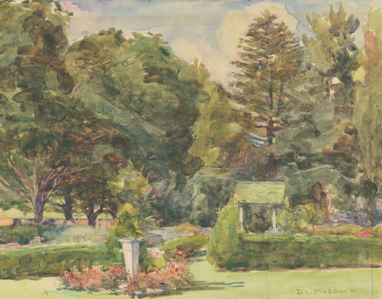 Parmelee Garden, kolem roku 1920 od Dora Louise Murdoch