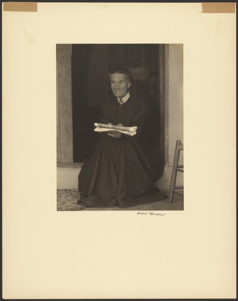 Sestra Sarah, Shaker Settlement, Mt. Lebanon, New York od Doris Ulmann