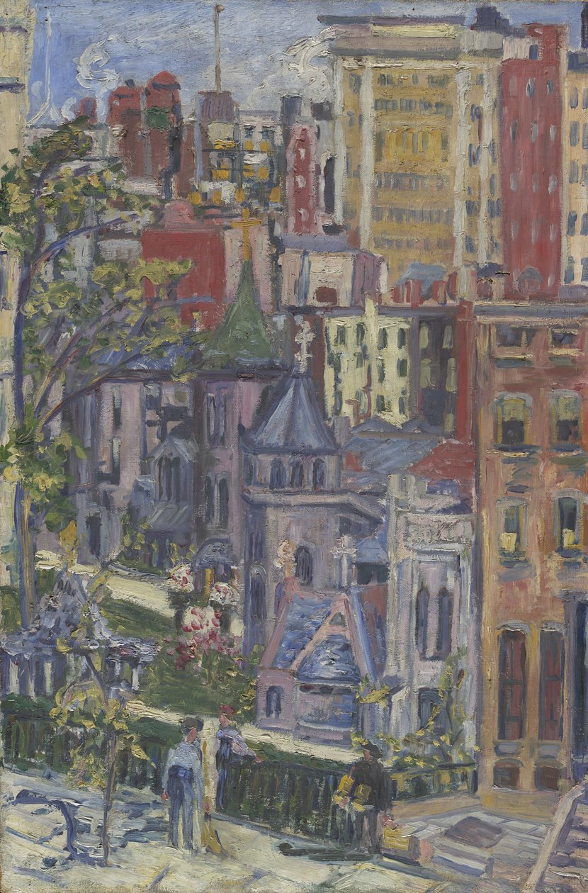 New York: The Little Church around the Corner, 1920 od Dorothea Adelheid Dreier