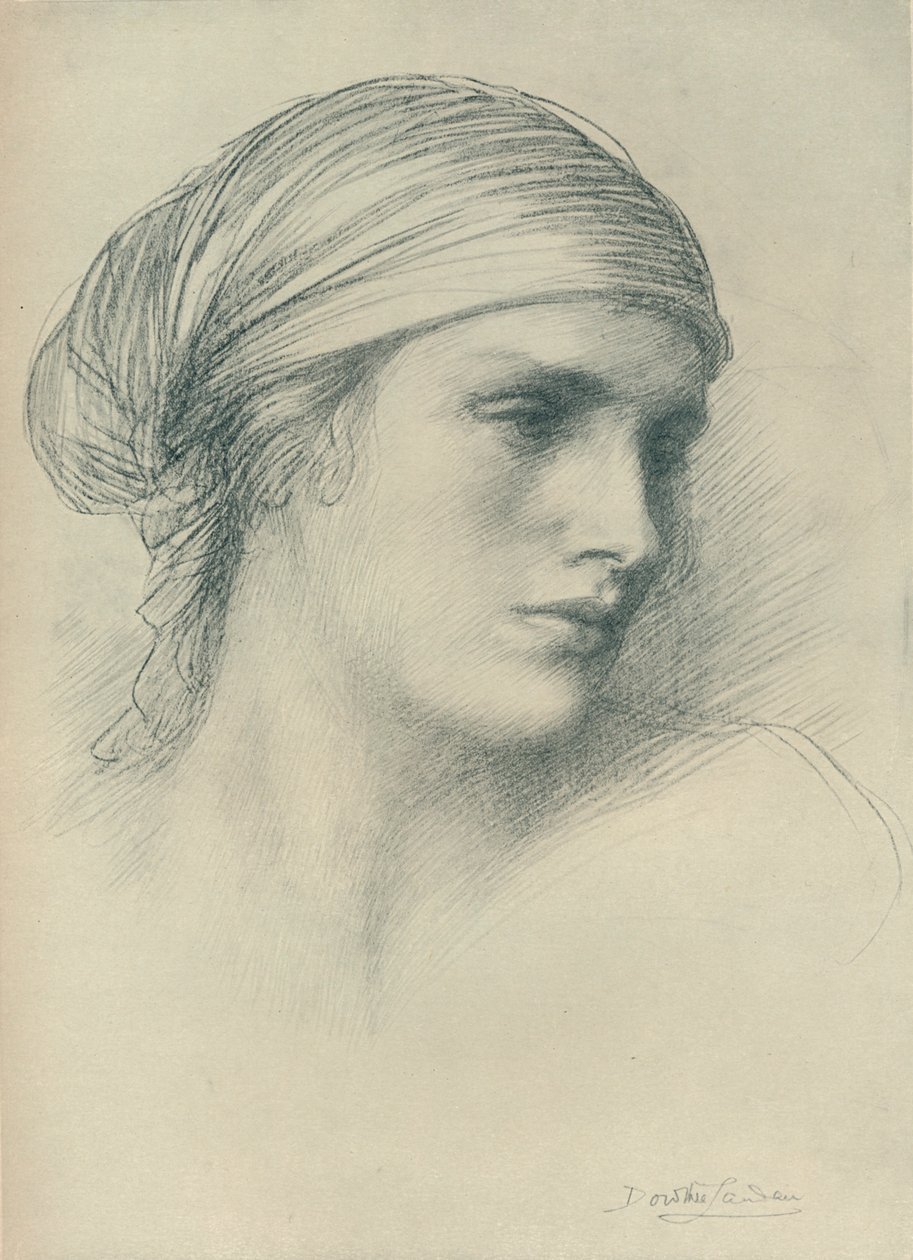 Studie hlavy, c1916 od Dorothea Landau