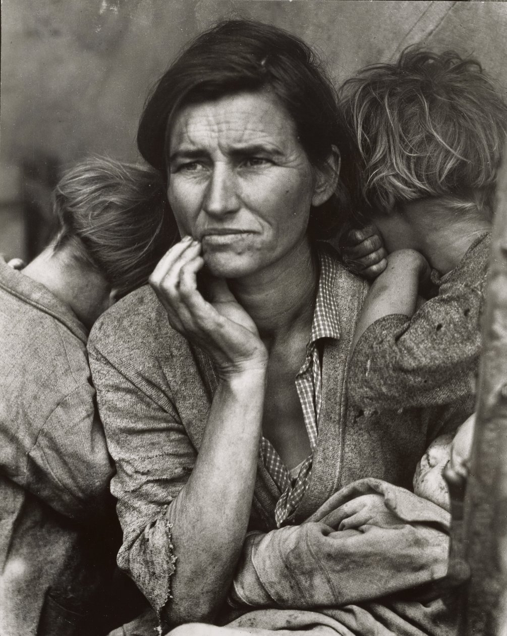 [Kopie výtisku Matka migrantka, Nipomo, Kalifornie] od Dorothea Lange