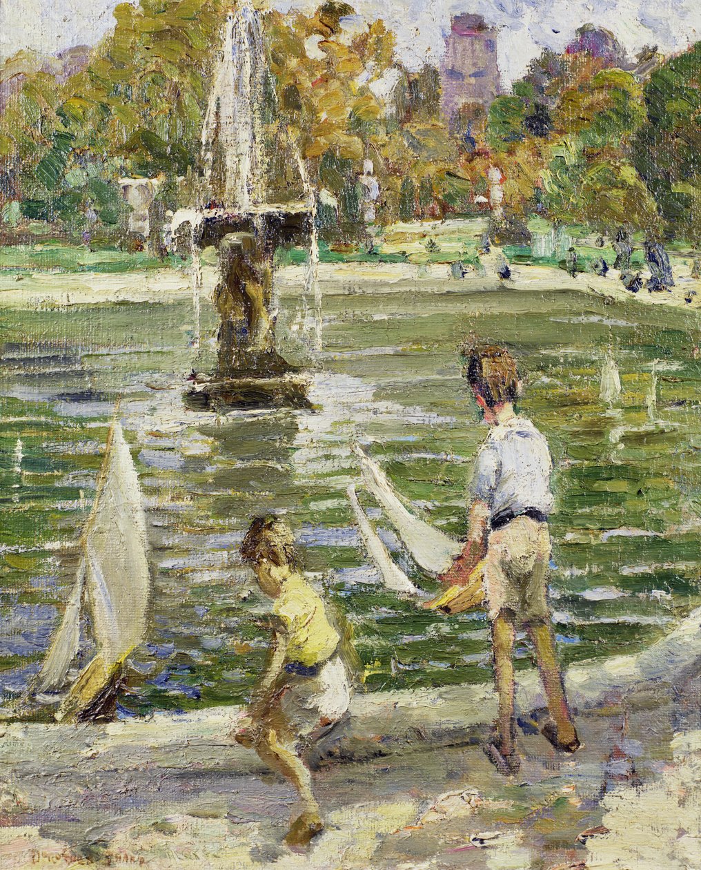 Plachetnice v Hyde Parku od Dorothea Sharp