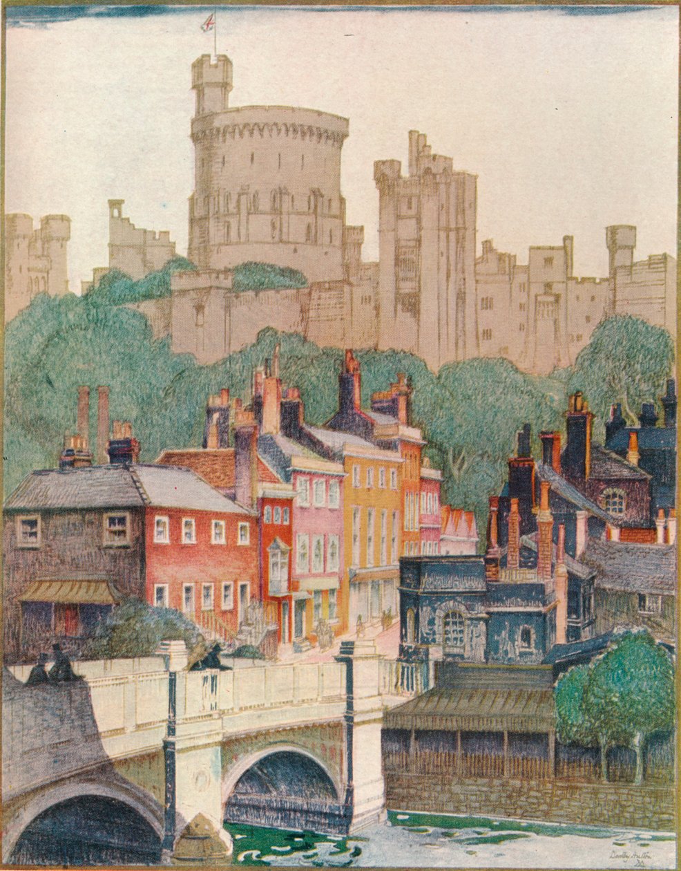 Zámek Windsor, 1922. 1924 od Dorothy Hutton