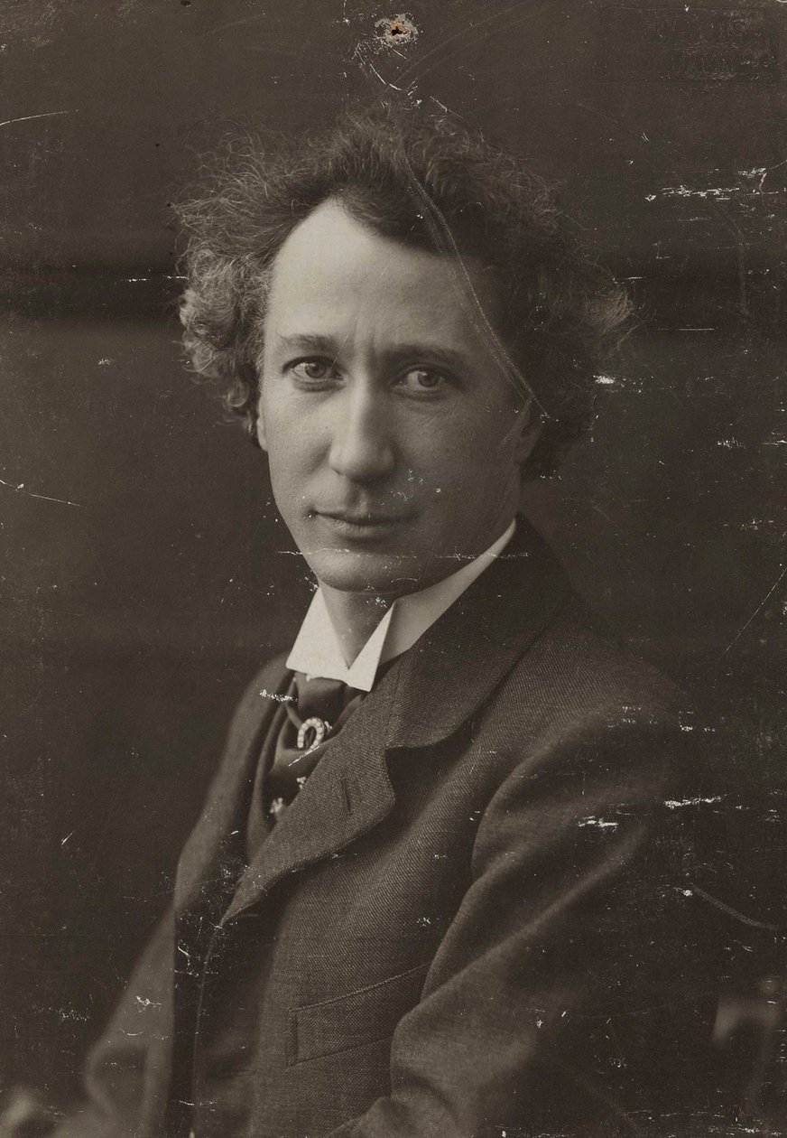 Portrét klavíristy a skladatele Emila von Sauera 1862-1942, c. 1905. od Dortmund . Photo studio Neuhaus