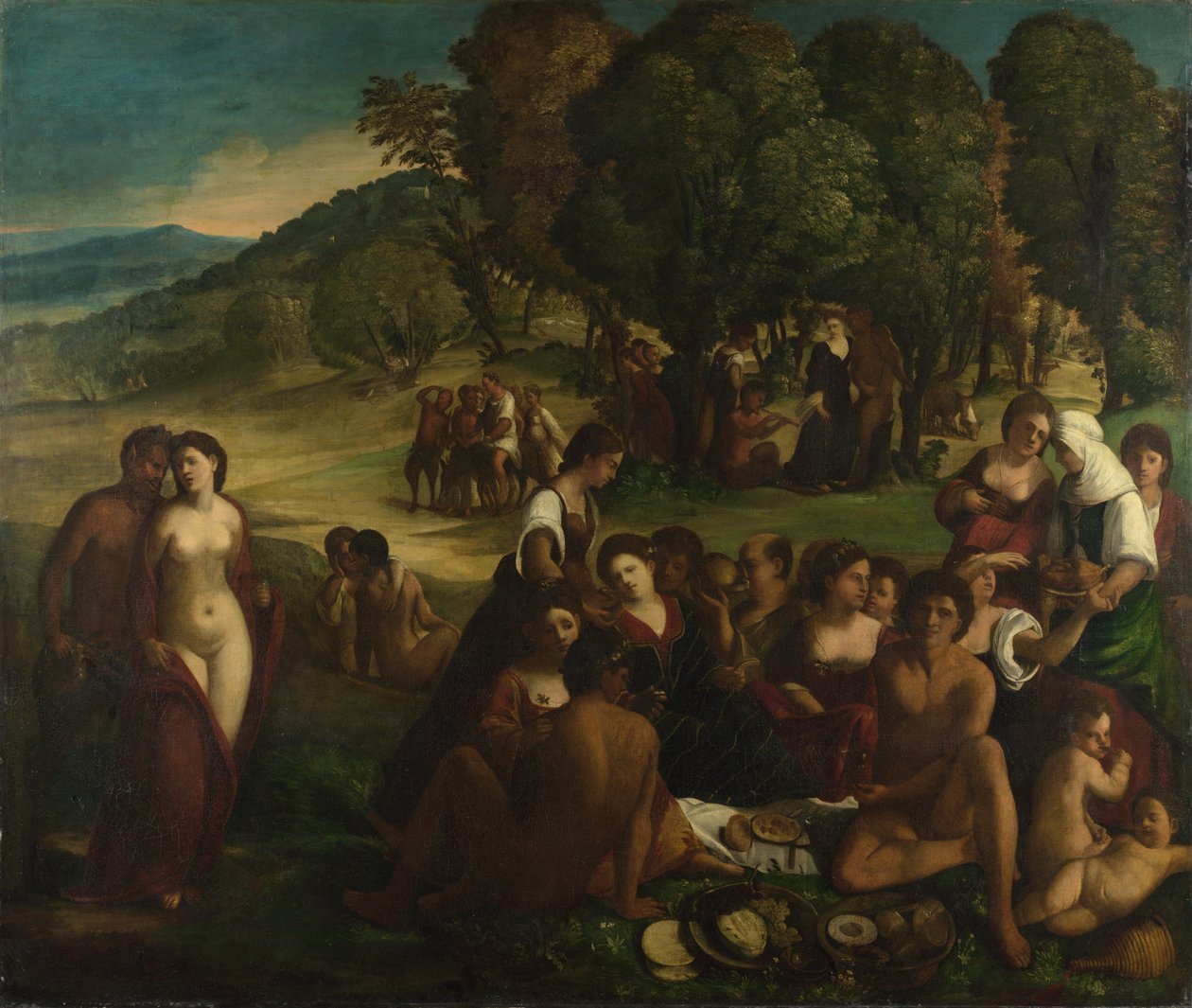 A Bacchanal, c. 1520 od Dosso Dossi