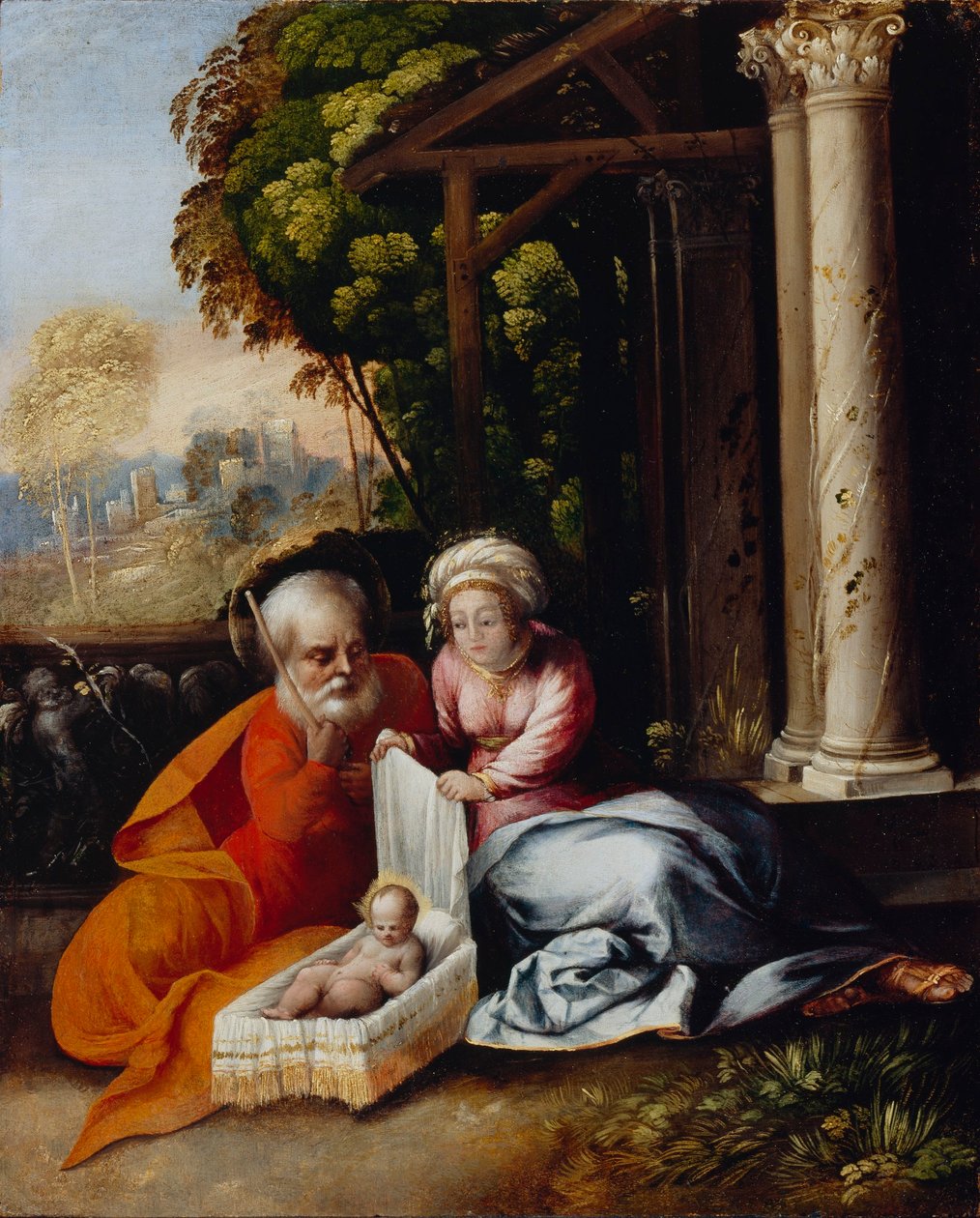 Svatá rodina od Dosso Dossi