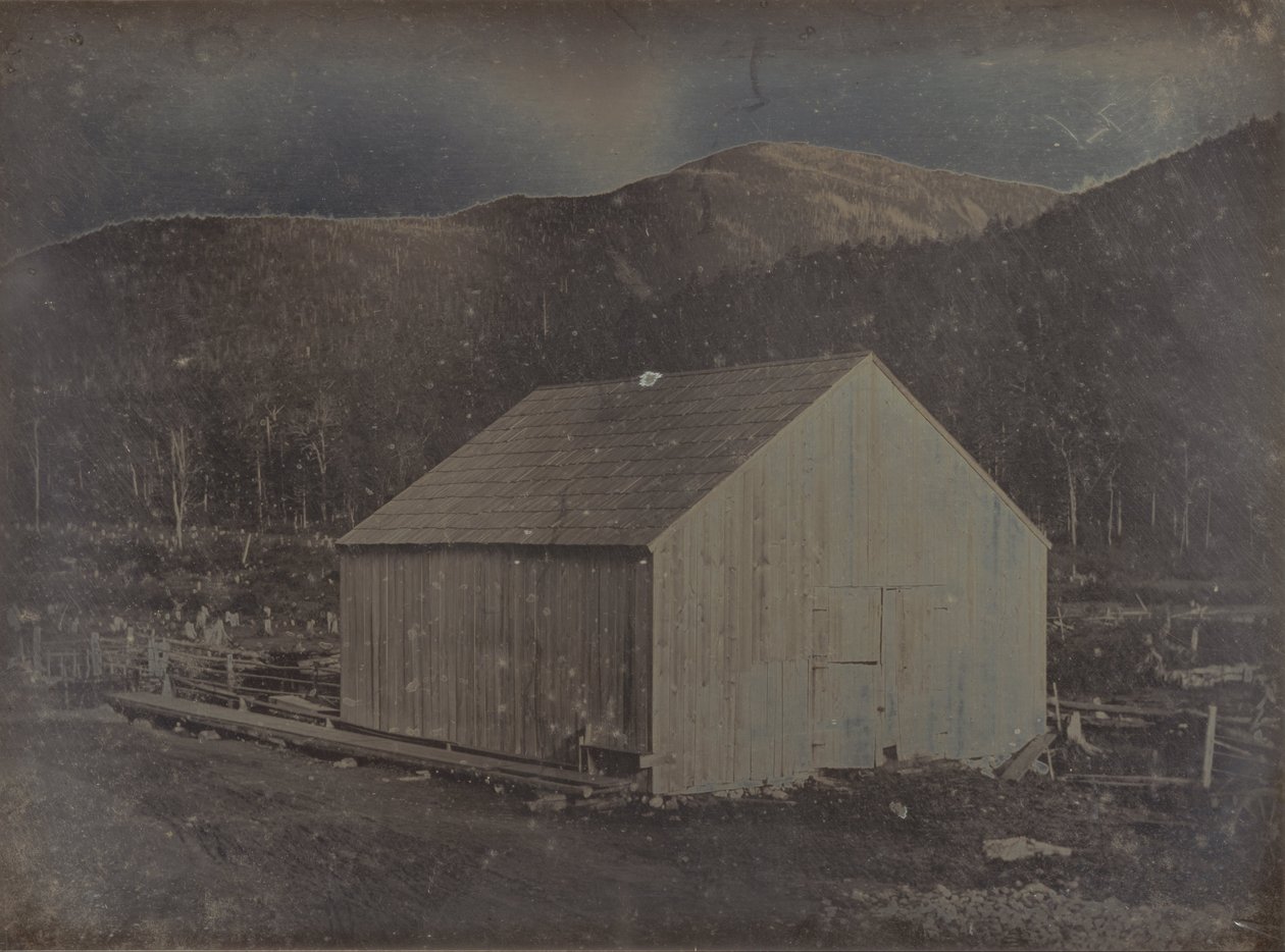 Pohled na stodolu v New Hampshire od Dr. Samuel A. Bemis