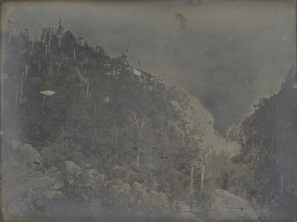 Pohled v rámci Crawford Notch, New Hampshire od Dr. Samuel A. Bemis