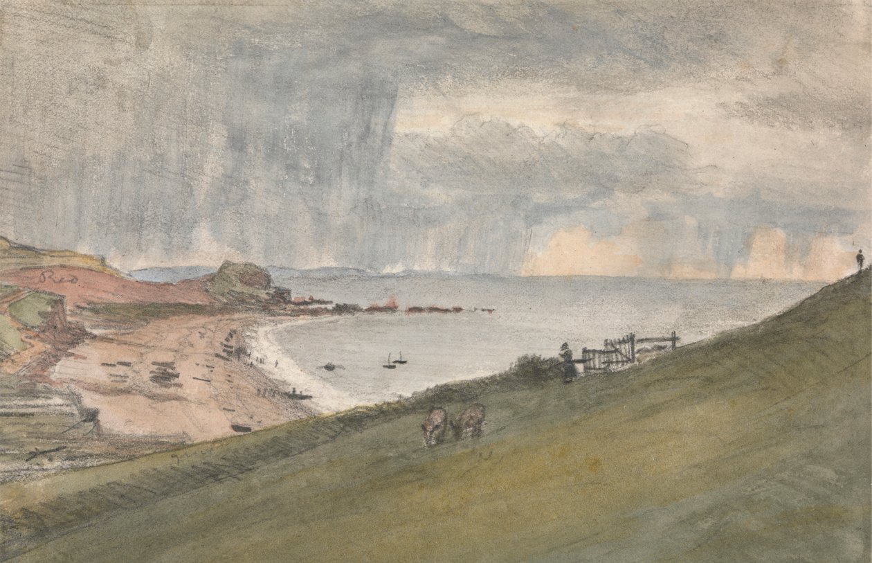 Budleigh, Salterton... Jednodušší způsob sestupu z útesu od Dr. William Crotch