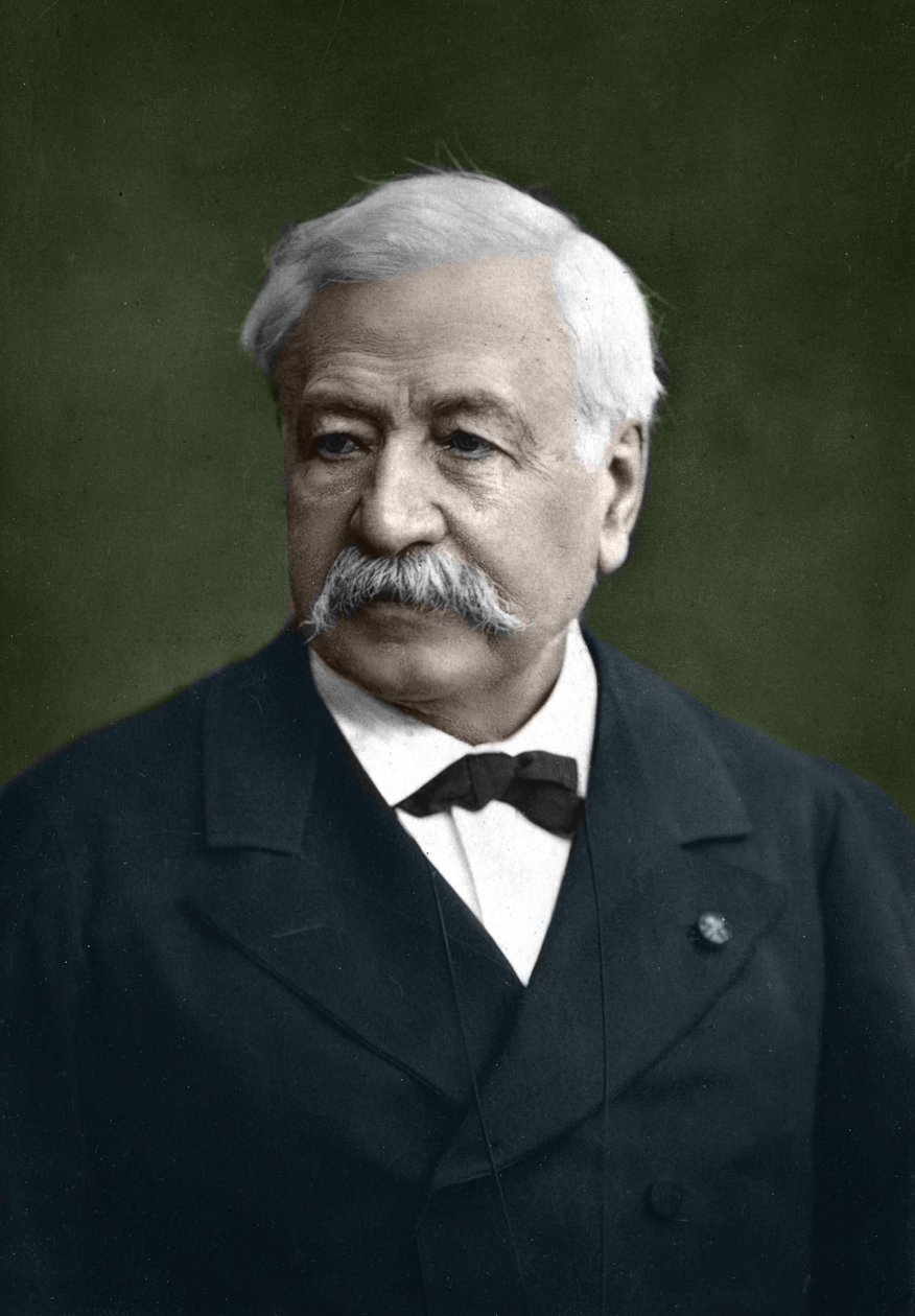 Portrét Ferdinanda de Lesseps (1805 - 1894). fotografie draka. od Dragon