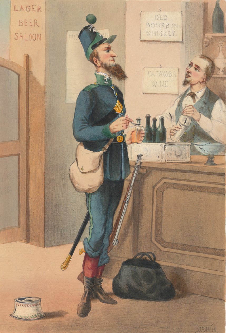 Spojené státy americké - Lovci na nohou, 1865. od Draner
