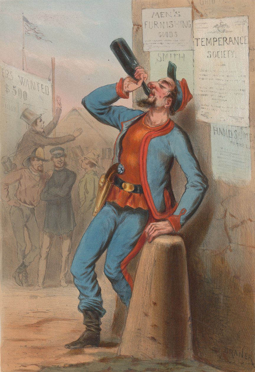 Spojené státy americké 1865 – New-York Fire-Brigade Zouaves, 1865. od Draner