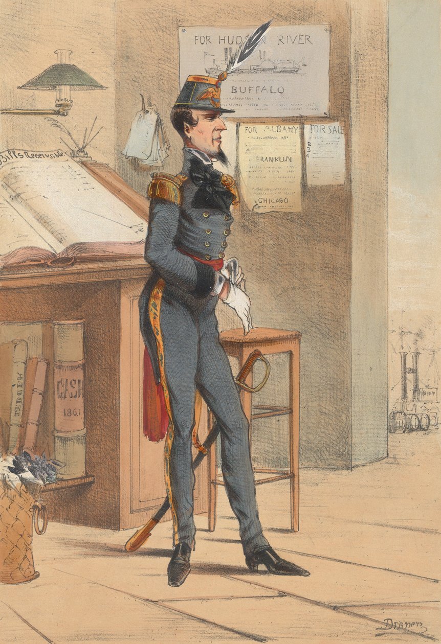 Spojené státy americké 1865 - 7. Regt. v New Yorku, 1865. od Draner