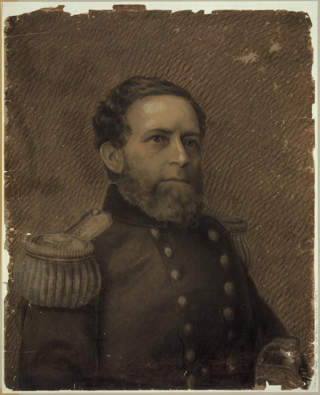 Admirál Andrew H. Foote, portrét hlavy a ramen, ve vojenské uniformě Abstrakt/střední od Drawings