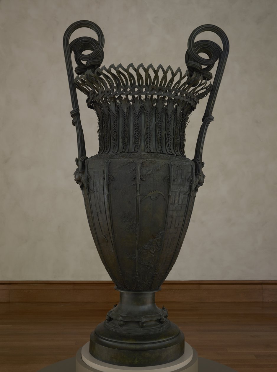 Váza, 1889 (bronz a měď) od Désiré Ringel d