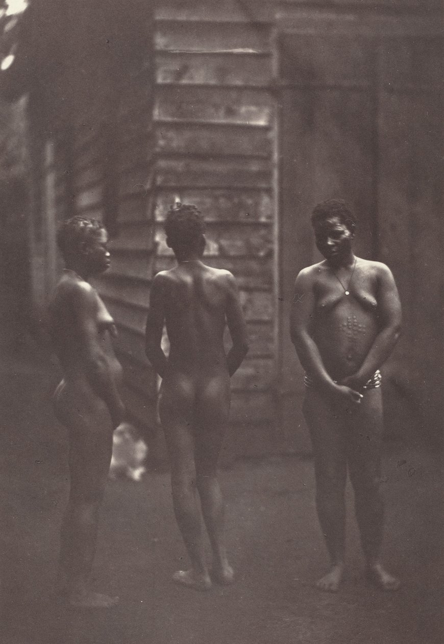 Tři madagaskarské ženy (deska 30),1863 (foto) od Désiré Charnay