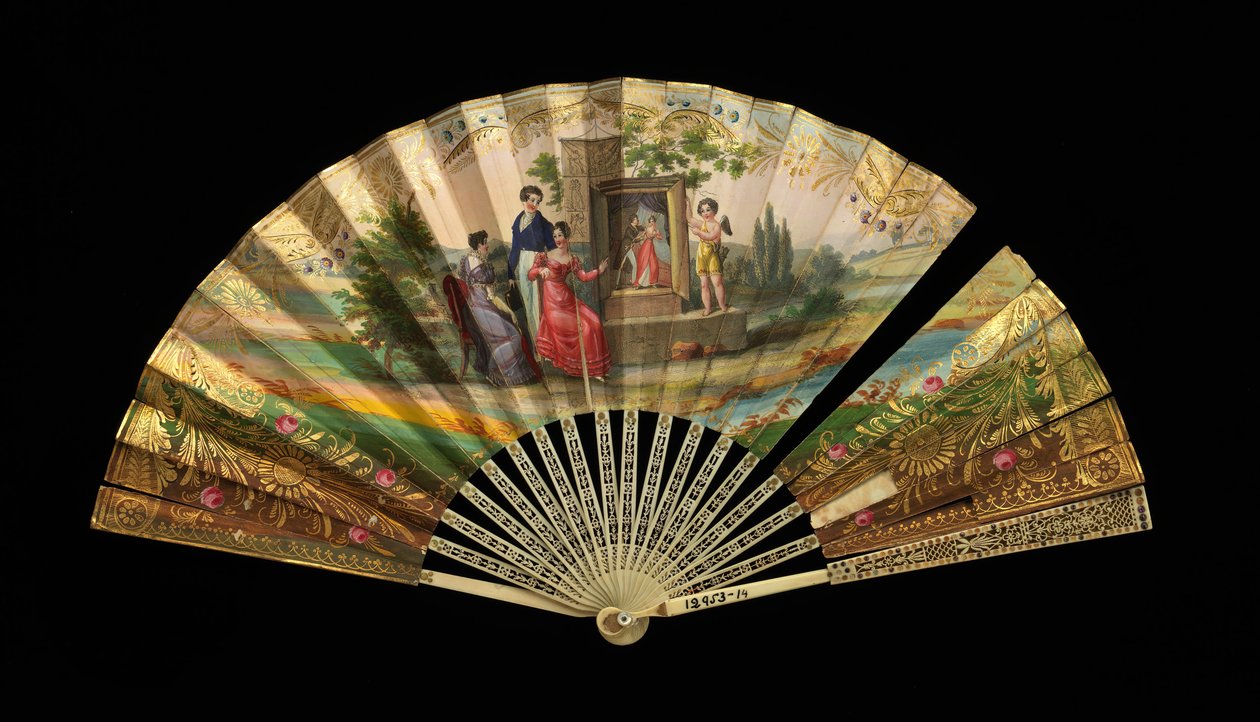 Fan, Francouz, 1820-30. od Dubois