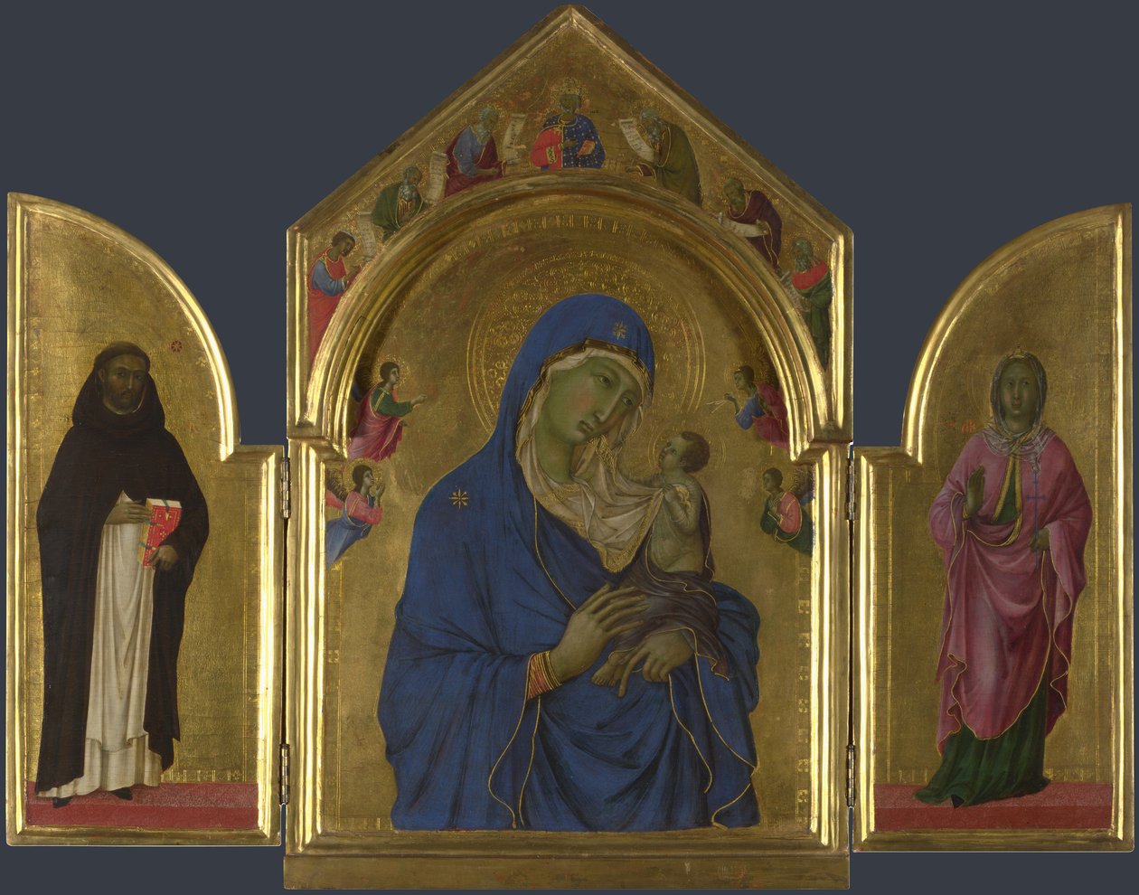 Triptych Duccio London od Duccio di Buoninsegna