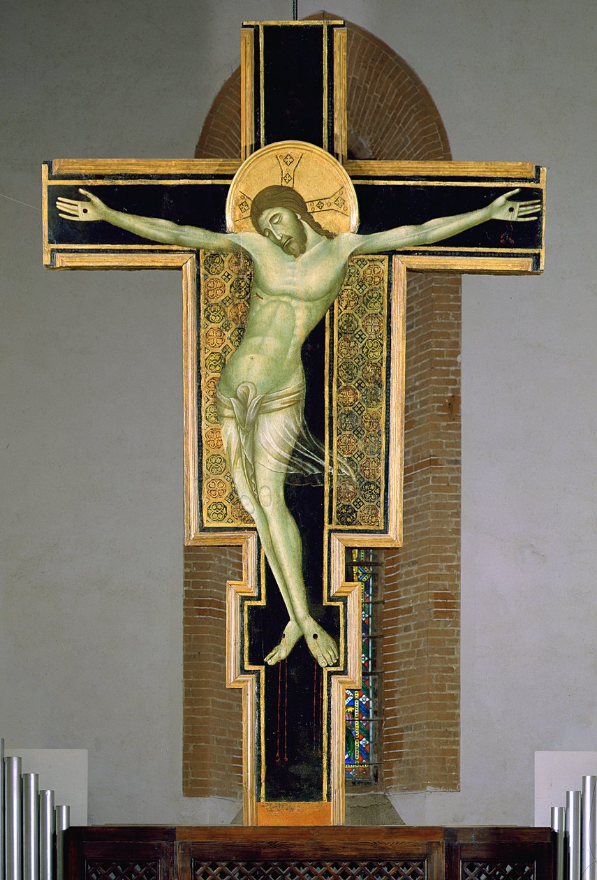 Ukřižování (tempera na panelu) od Duccio di Buoninsegna