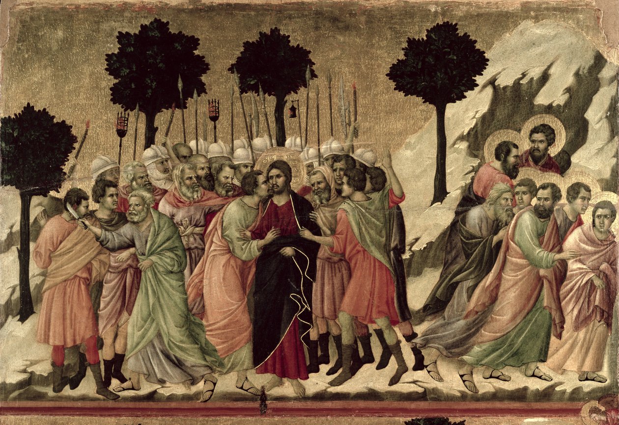 Maesta: Zrada Krista, 1308-11 od Duccio di Buoninsegna