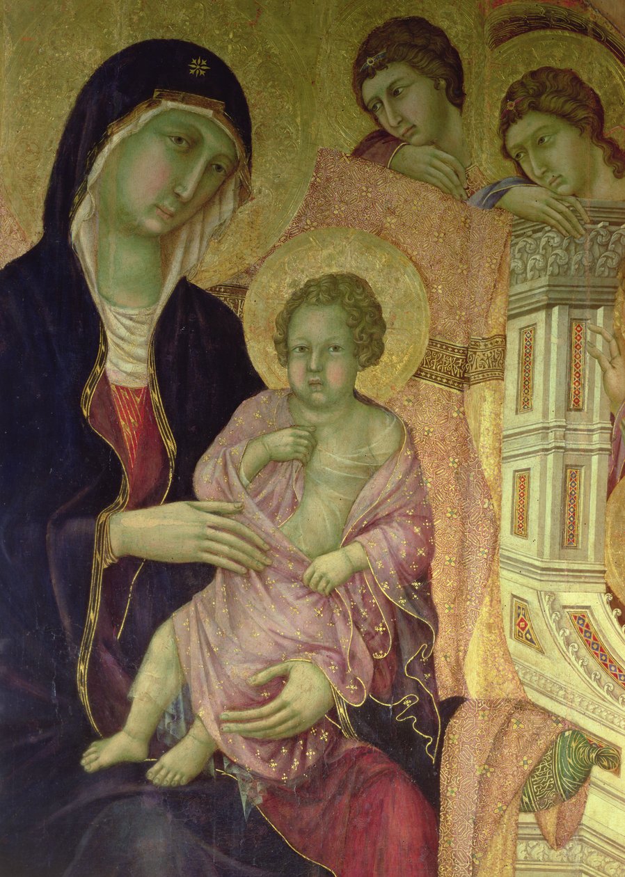 Maesta: (detail 5543) od Duccio di Buoninsegna