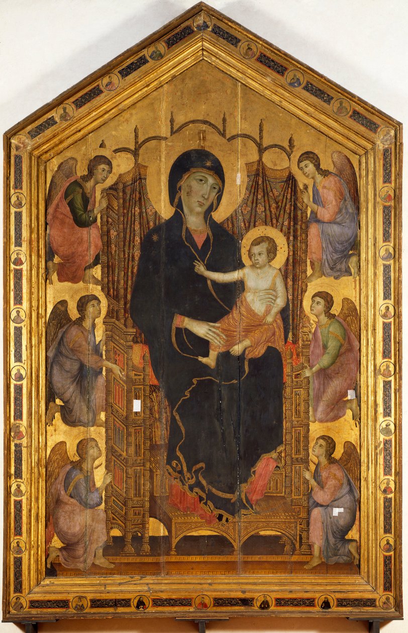 Madonna Rucellai (tempera na dřevě od Duccio di Buoninsegna