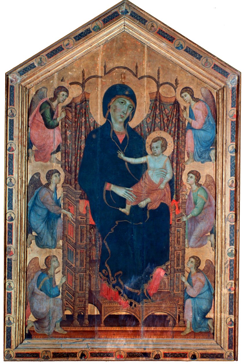 Madonna a dítě, Rucellai Madonna, 1285. od Duccio di Buoninsegna