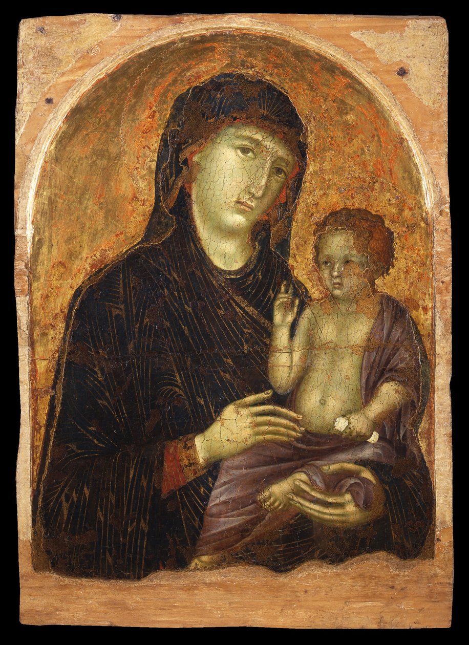 Madona s dítětem, druhá polovina 13. století od Duccio di Buoninsegna
