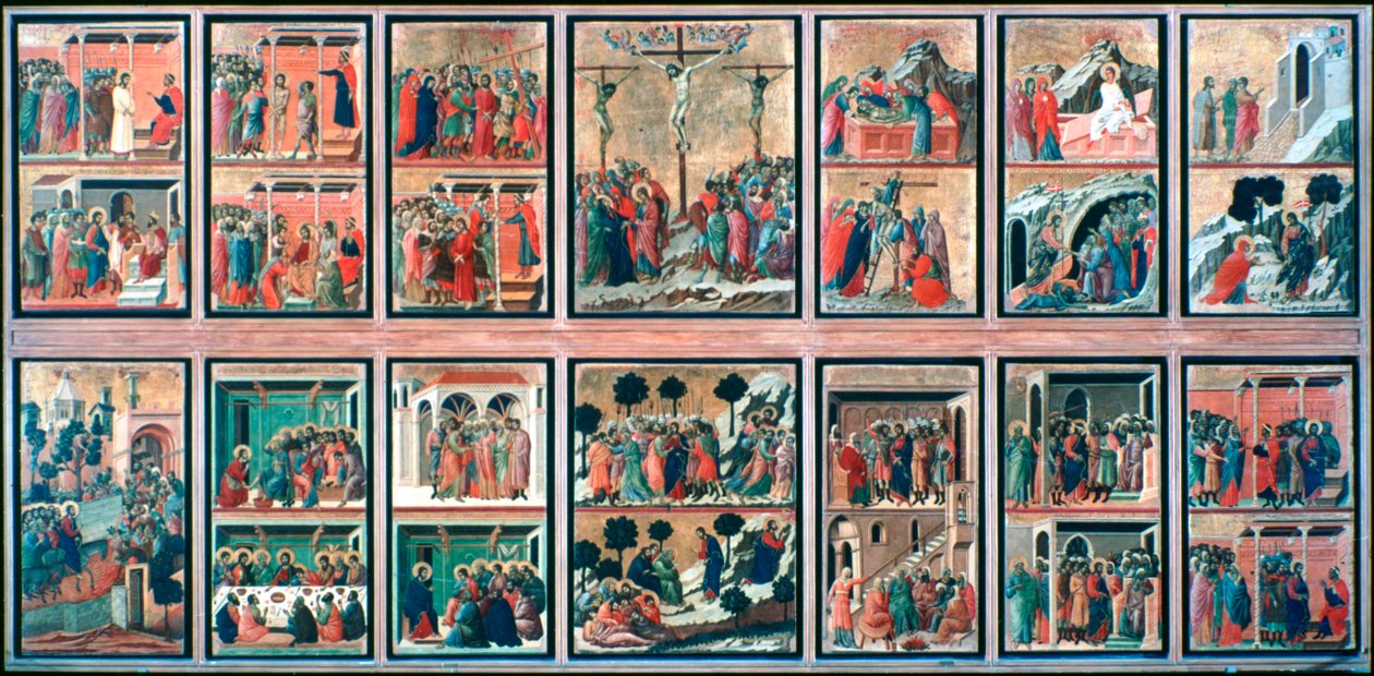 Maesta, Příběhy umučení, 1308-1311 od Duccio di Buoninsegna