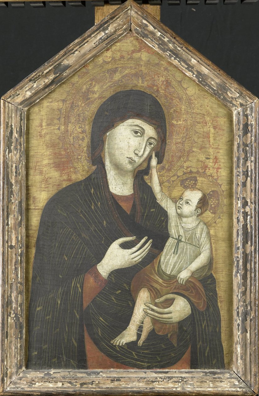 Marie s dítětem od Duccio di Buoninsigna (copy after)