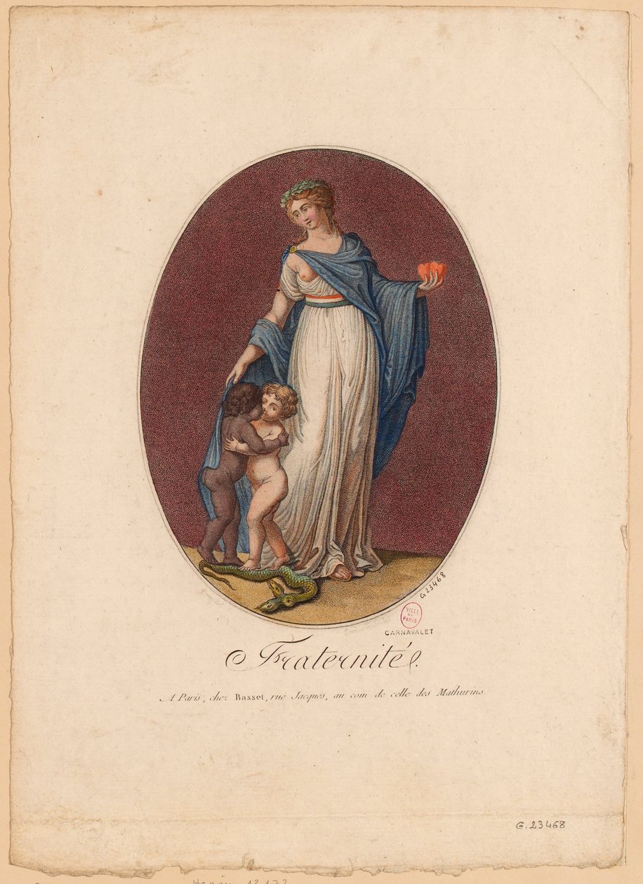 Brotherhood, c.1793-94 (tisk) od Duchemin Duchemin
