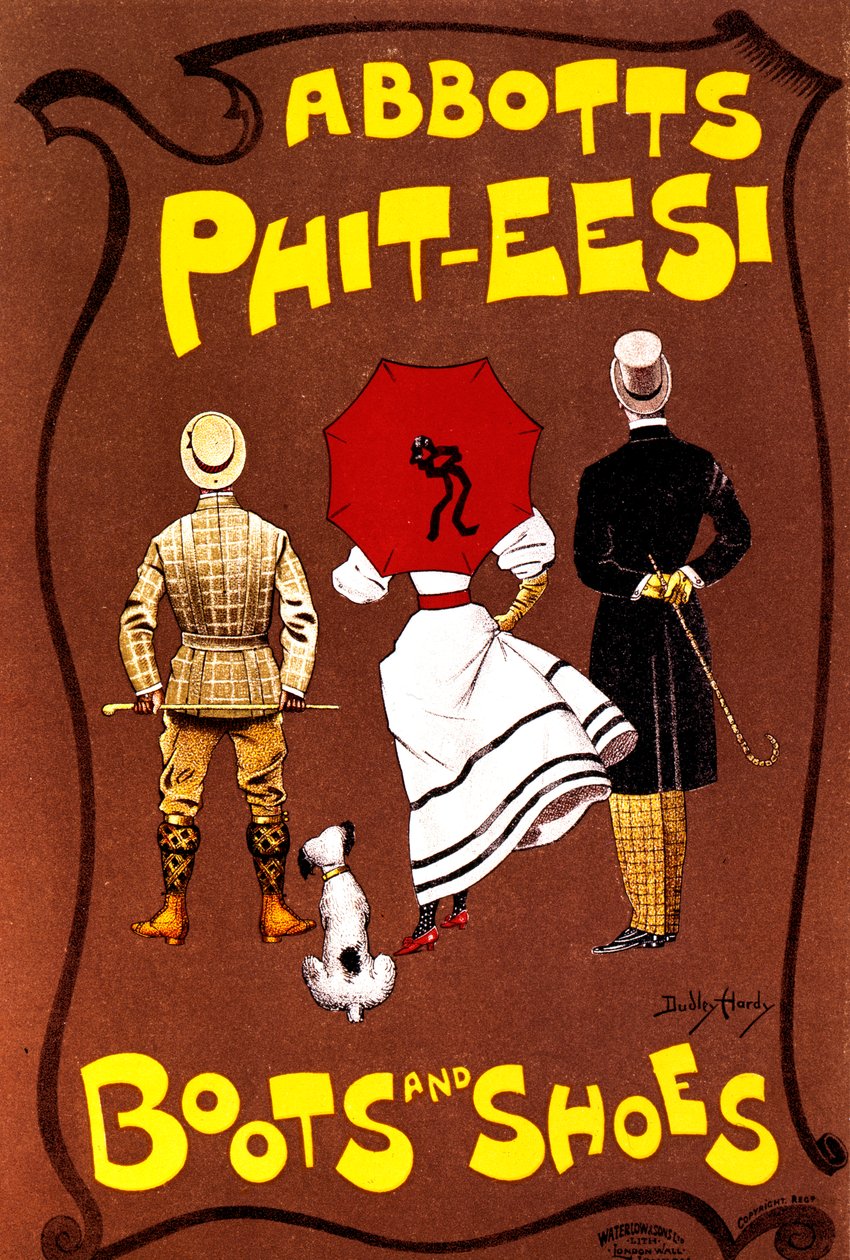Boty a boty Abbotts Phit-Eesi, c1887-1922 od Dudley Hardy
