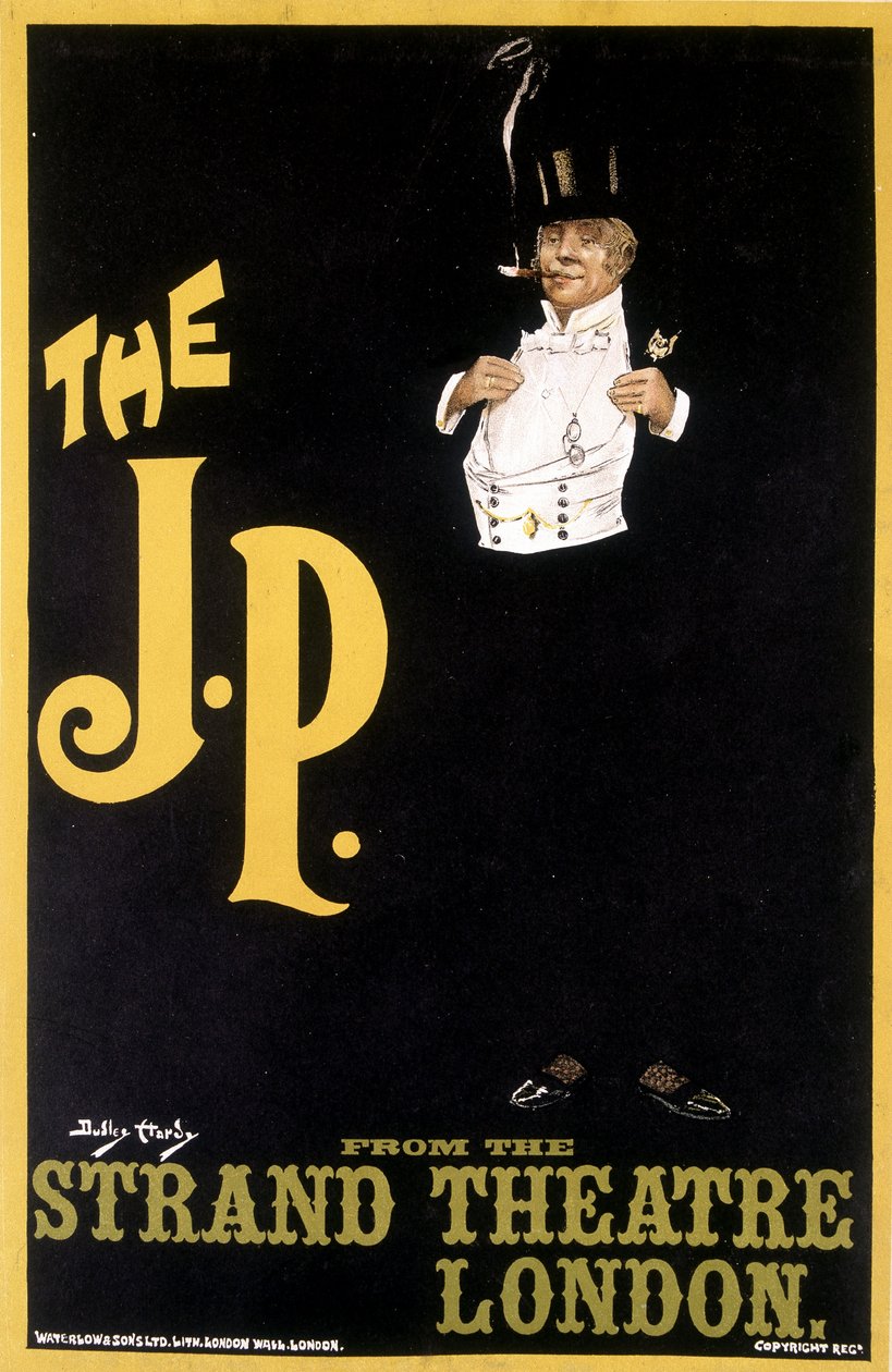 The J.P.: Stylish Man - Plakát pro Strand Theatre London, Durley Hardy od Dudley Hardy