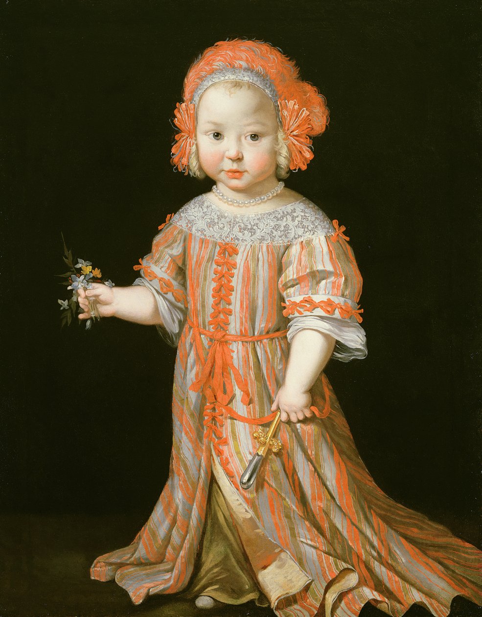 Portrét dívky od Dutch School