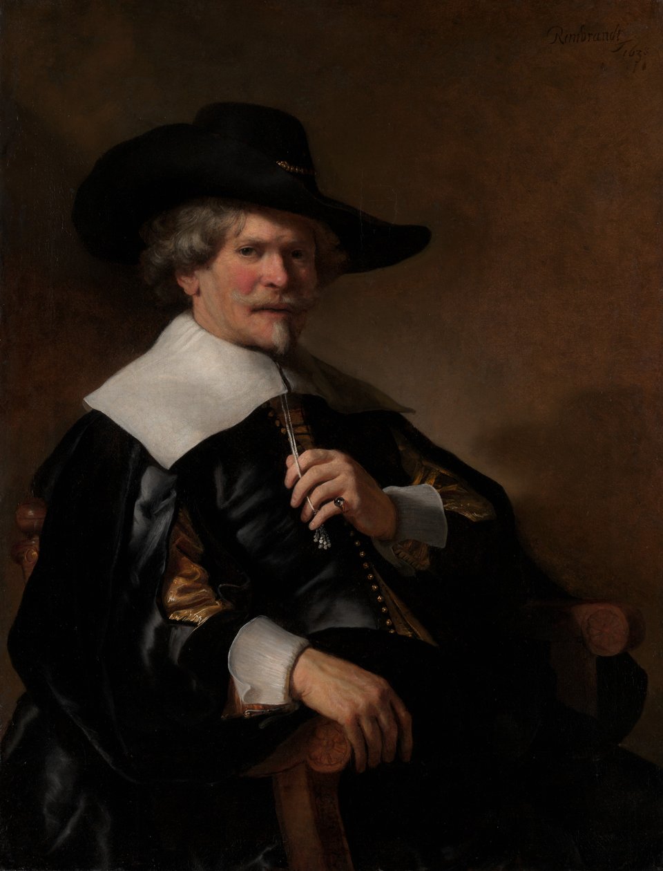 Portrét muže sedícího v křesle, ca. 1640-50. od Dutch