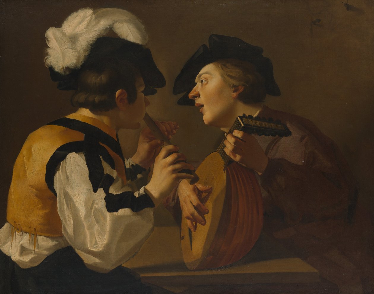 Dva hudebníci, 17. století. od Dutch