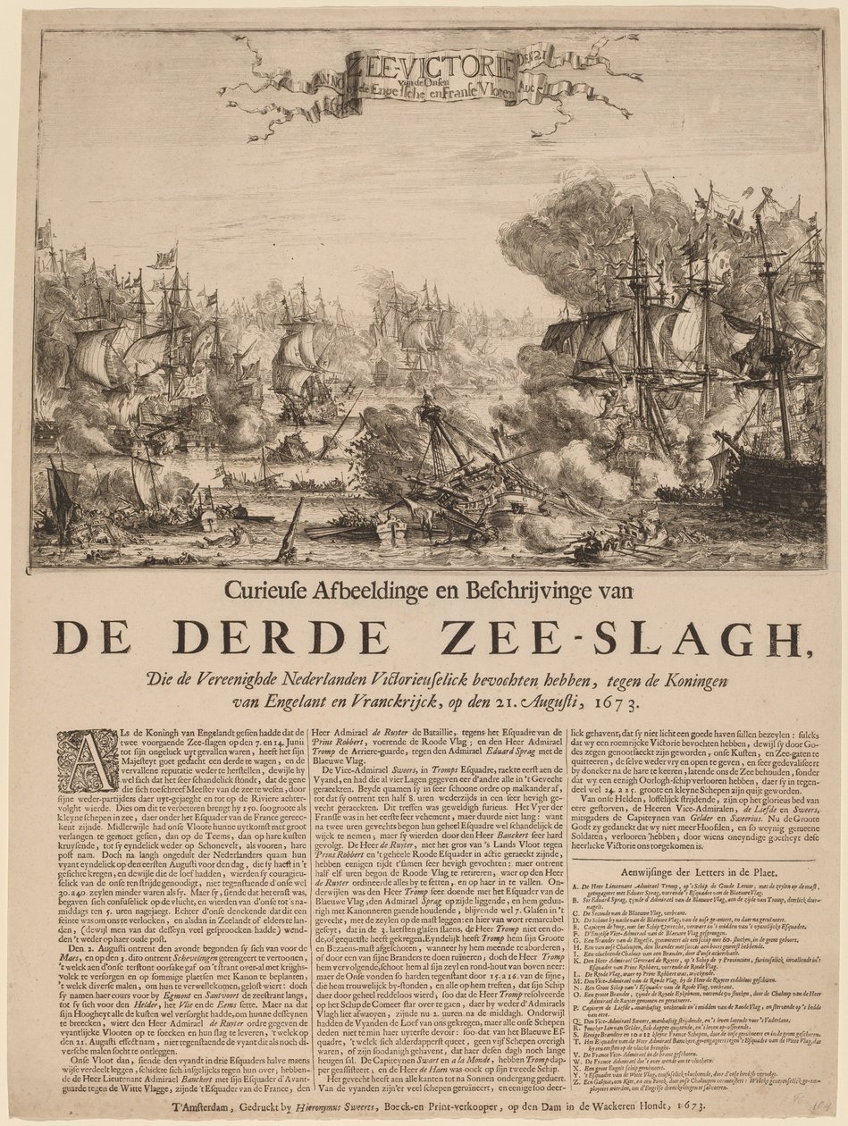 Třetí námořní bitva od Dutch 17th Century